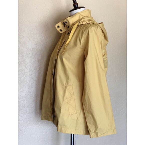 Caslon Women's Petite Yellow Short Techy Cotton Parka Size XXS - Picture 9 of 11